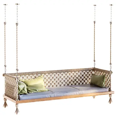 Outdoor Hanging Sofa with Cushions 1187
