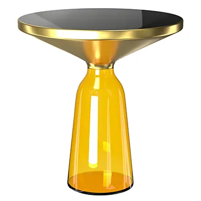 Lovers Side Table 50x53 Amber by Corner Design