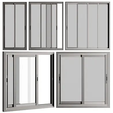 Aluminum Sliding Window Sliding Balcony Window corona