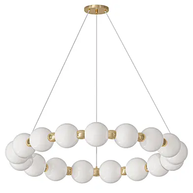 Maurer Round Double Chandelier