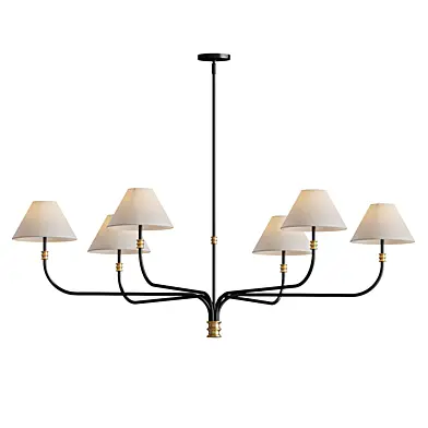 Collins Metal Round Chandelier Large