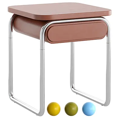 Boden Chrome Storage Nightstand by Urban Outfitters