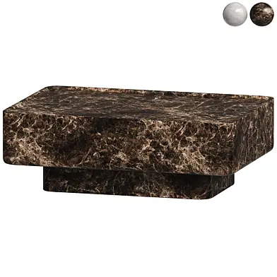 Emperador marble coffee table