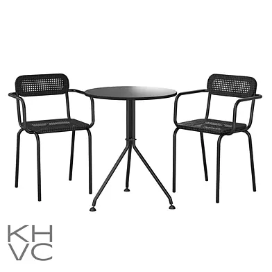 Комплект стулья S001 + стол PS002 Лофт