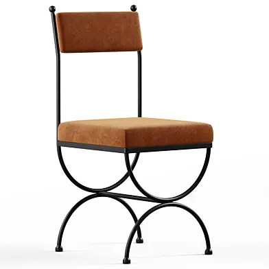 Canica - Terracotta outdoor iron chair