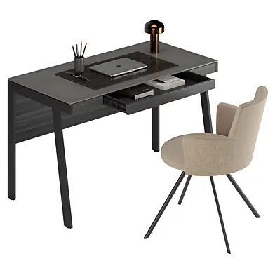 saloni dandy desk with theo chair