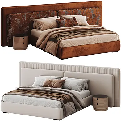 Modern Double Bed - 041