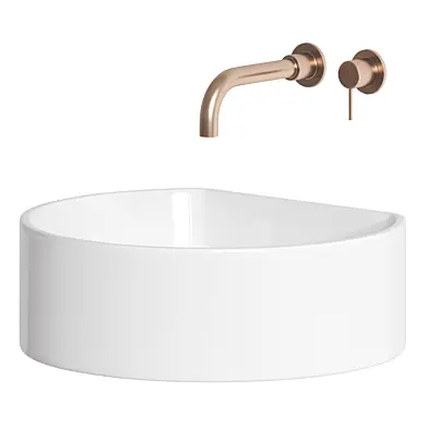 Segment Semi-Circle Countertop Basin