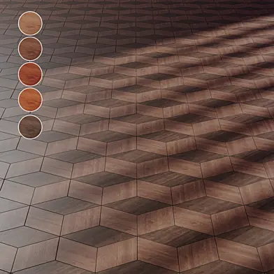 Cube Parquet Collection PBR Material