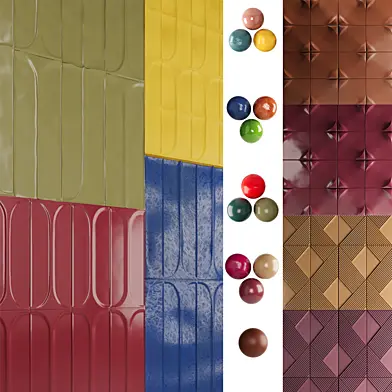 Colorful ceramic