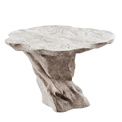 Sculptural Stone Dining Table