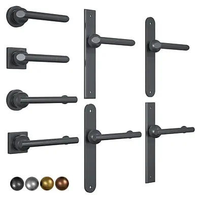 Futurismo Inspired Door Lever Set
