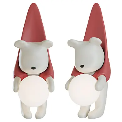 Cute bear wall lamp