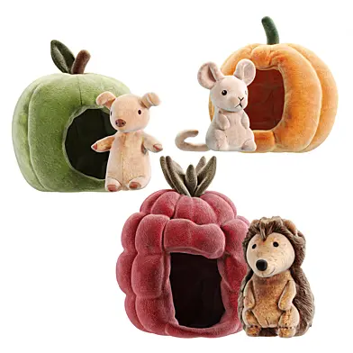 Fantasy Animal Houses Plush Toys Set 33