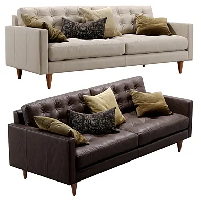 Joybird Eliot Leather Sofa