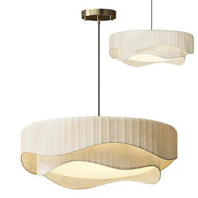 Modern White 2 Tiers Chandelier