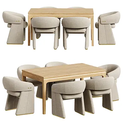 Dining set 18 Shelbourne Dining Chair and Grove table
