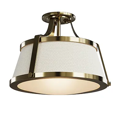 Charlotte 3521BC Medium Semi-Flush Mount