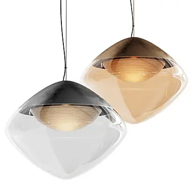 Masiero Antesia S1 26 Blown Glass Pendant Lamp