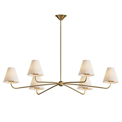 West Elm Simone 6 Light Chandelier