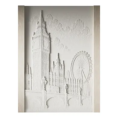 062 Wall art relief 37 Big-Ben London