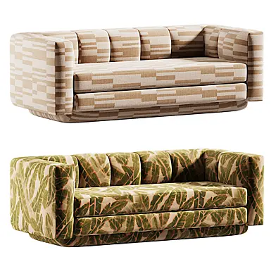 Yarrow 84 Camel Woven Fabric Sofa 2017