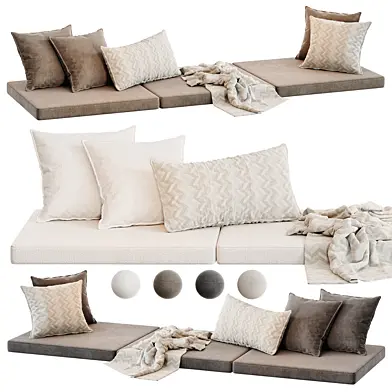 Window seat and cushions 5