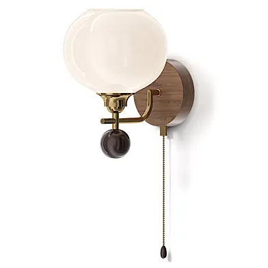 Solid Wood Wall Light Retro