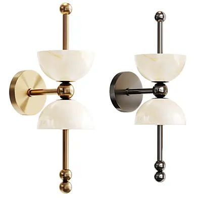 Duo Alabaster wall Lamp