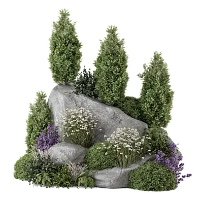 Outdoor Plants Bush Collection 4833