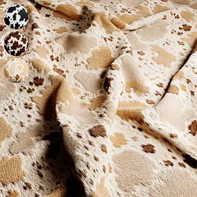 Cowhide Upholstery Fabric Set