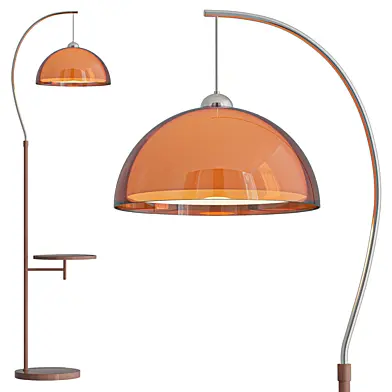 Odessa Modern Acrylic Dome Floor Light