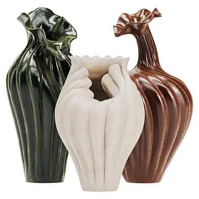 Sculptural Vase Set 03