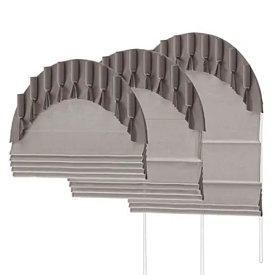 Arched Roman blinds 9