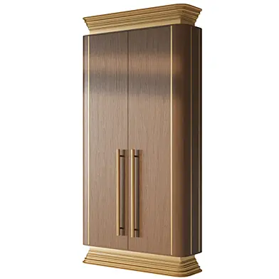 Classic Wardrobe with Gold Trim|003