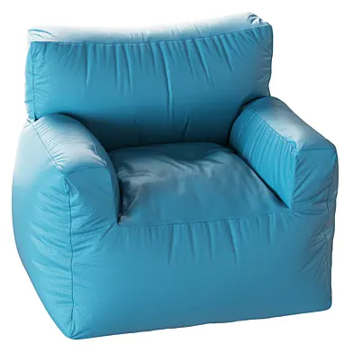 Upholstered armchair with armrests