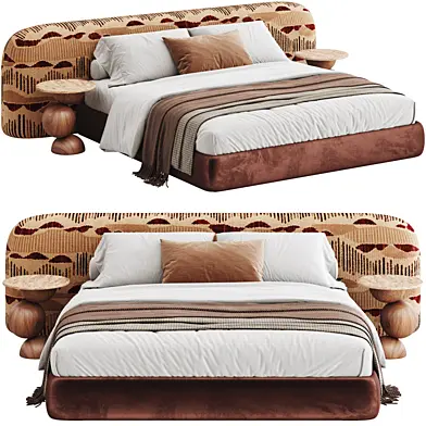 Modern Double Bed - 068