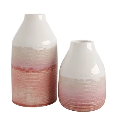 Two Tone Blush Vase