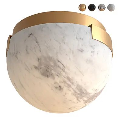 Melange Solitaire Flush Mount