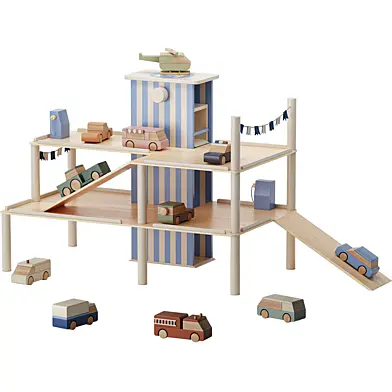 Coco Village Wooden Parking Garage Playset Toy