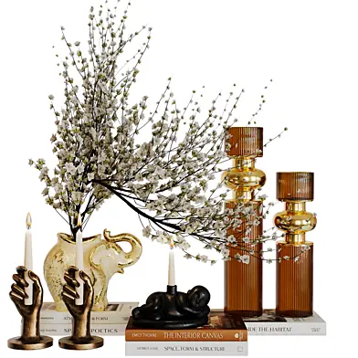 cherry blossom decor set
