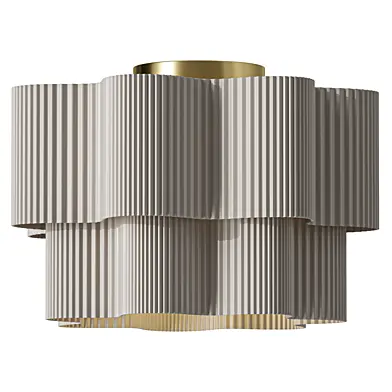 Sydney Flush Light in Cream