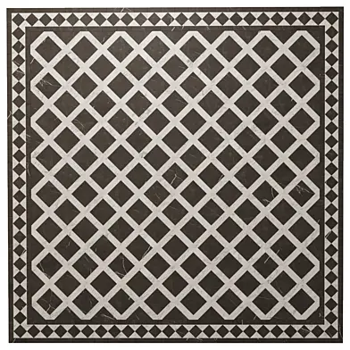 Tile trellis and Diamond Border pattern
