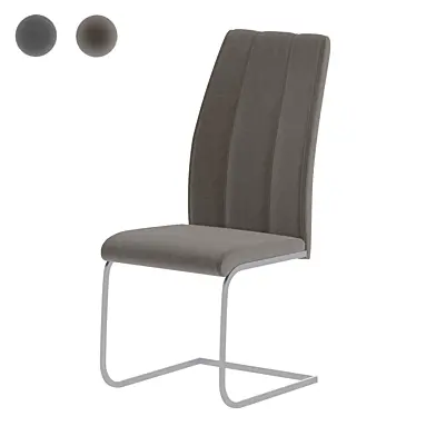 Martin DC2168 chair in gray and mocha