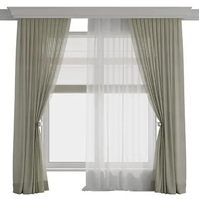 curtain with roman 184
