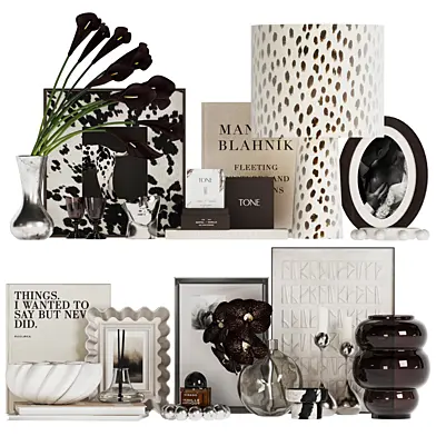 Shelves with decorative set - 38