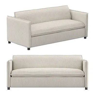 Corroy Natural Linen Sleeper Sofa