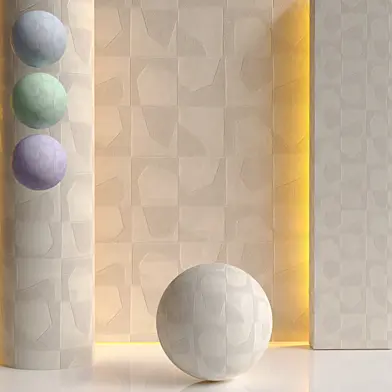Collection Geometric Travertine Wallpaper