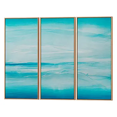 Set of 3 Abstract Painting Frames 0155