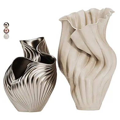 Sculptural Vase Set 05